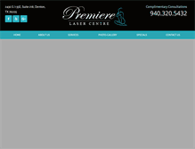 Tablet Screenshot of premierelaser.com